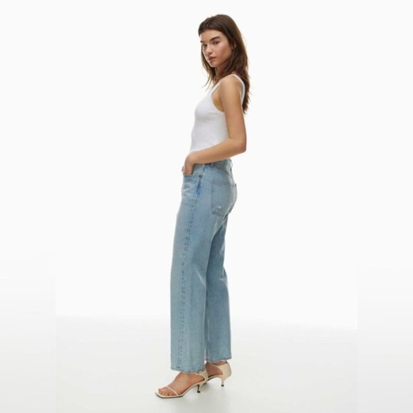 ARITZIA AGOLDE 90s jeans wide leg high rise jeans 24 - Picture 9 of 11